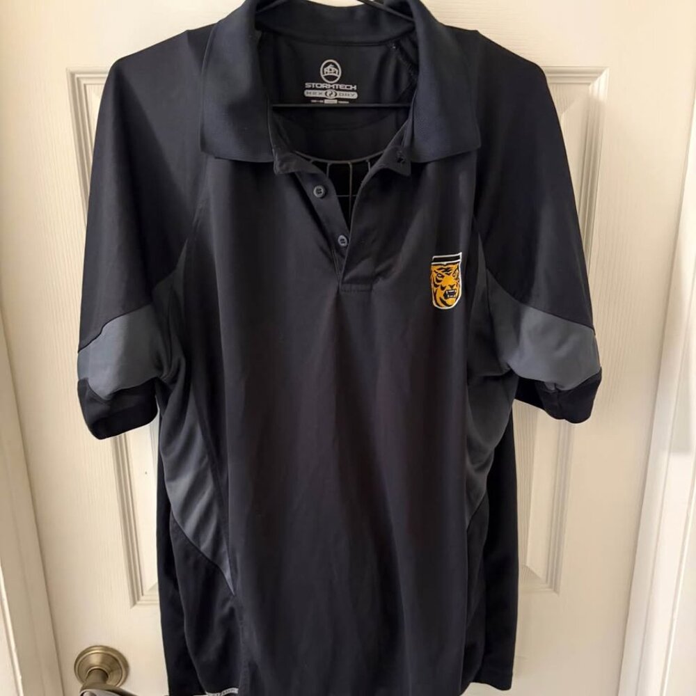 StormTech H2X Dry Men's XL Black Colorado‎ Tigers Embroidered Polo Golf EUC